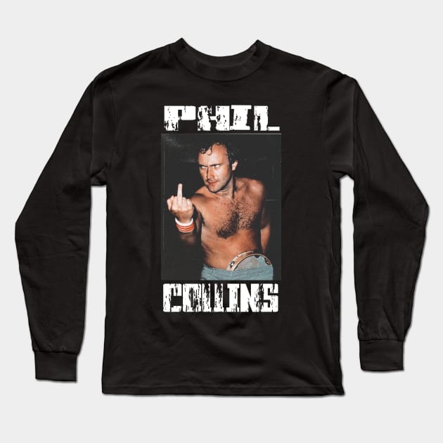 phil collins Long Sleeve T-Shirt by Gambir blorox